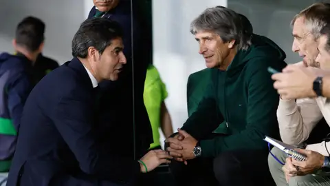 Ángel Haro y Manuel Pellegrini Ángel Haro y Manuel Pellegrini