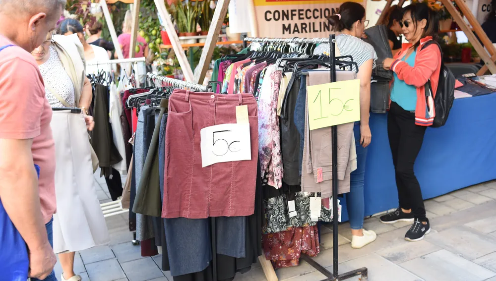 Imagen de archivo de la Fira de Estocs de Santa Eulària Imagen de archivo de la Fira de Estocs de Santa Eulària