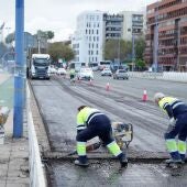 Corte total en la noche del jueves al viernes del Puente del Cachorro por obras de reasfaltado