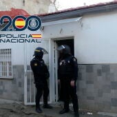Vivienda de Elda en la que estaba el punto de venta de sustancias estupefacientes. 