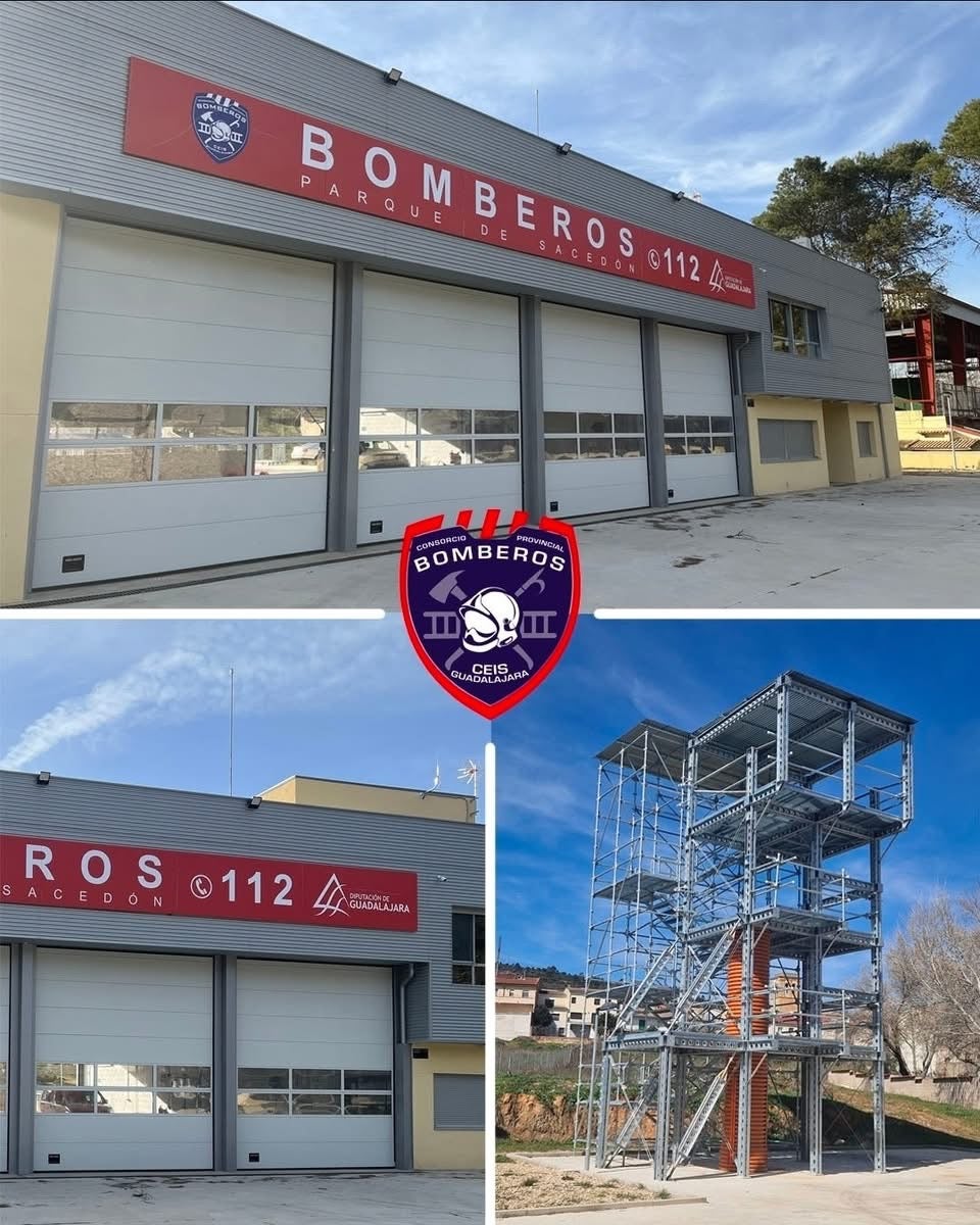 Ya está en marcha el nuevo parque de bomberos de Sacedón Ya está en marcha el nuevo parque de bomberos de Sacedón