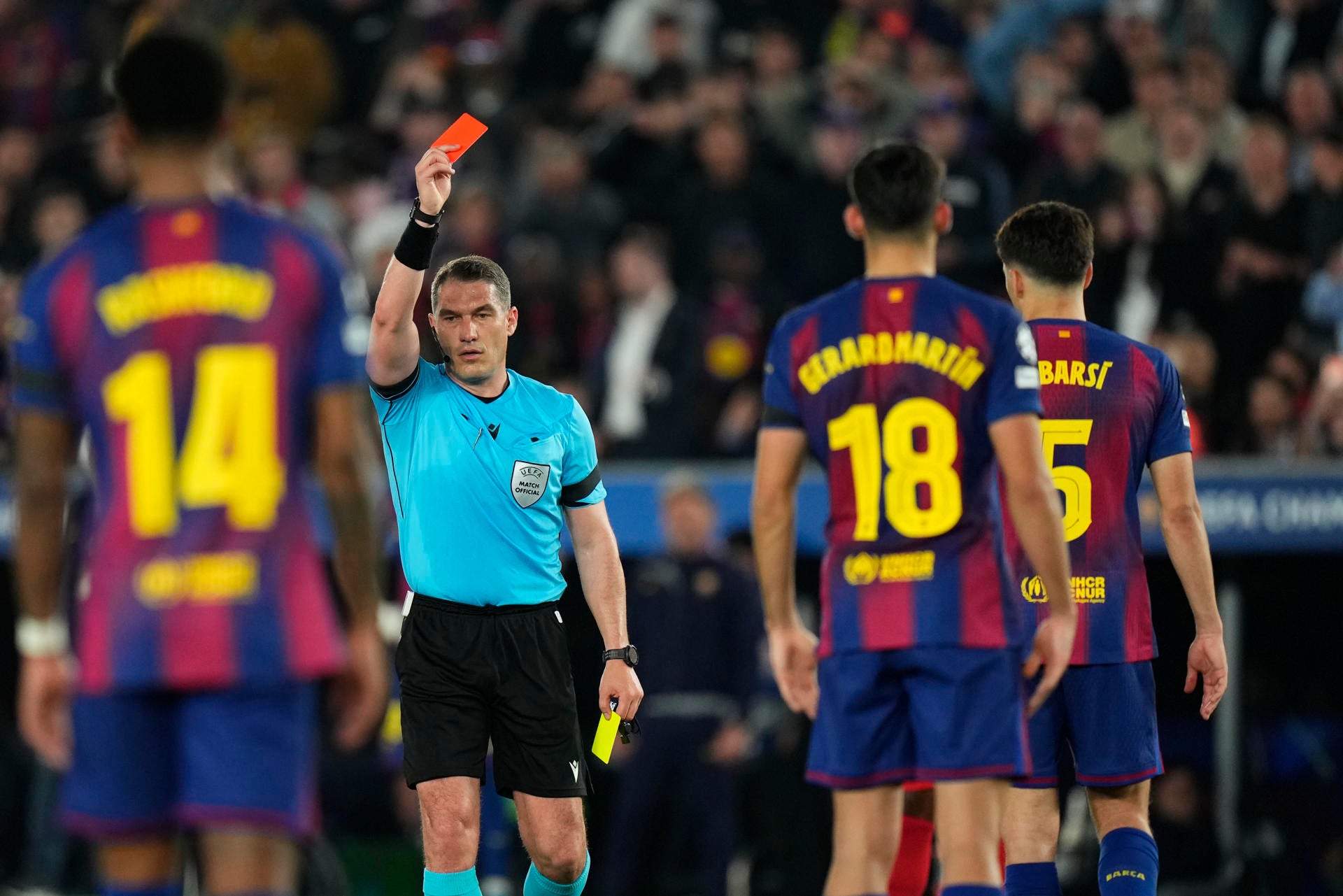 El Barça presenta una "queja formal" a la UEFA por el arbitraje sufrido en el partido contra el Atlético El Barça presenta una "queja formal" a la UEFA por el arbitraje sufrido en el partido contra el Atlético
