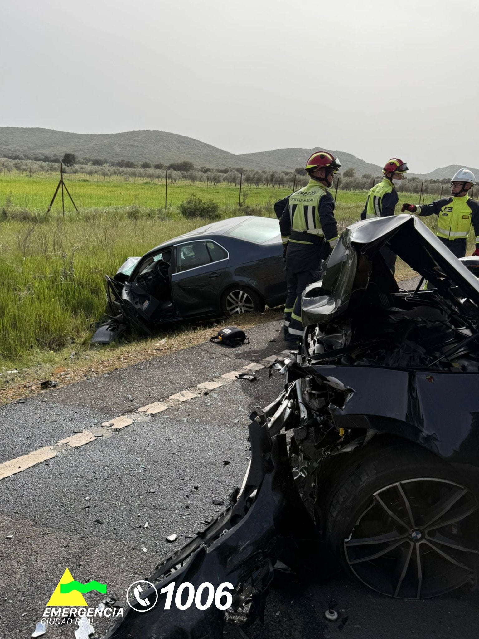 Una persona fallecida y tres heridas tras colisionar dos turismos en Corral de Calatrava Una persona fallecida y tres heridas tras colisionar dos turismos en Corral de Calatrava