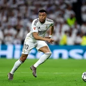 Mbappé durante el R.Madrid - Girona Mbappé durante el R.Madrid - Girona