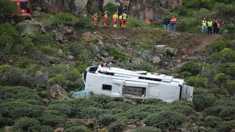 La investigación apunta a un fallo en los frenos como causa del accidente del autobús en La Gomera La investigación apunta a un fallo en los frenos como causa del accidente del autobús en La Gomera