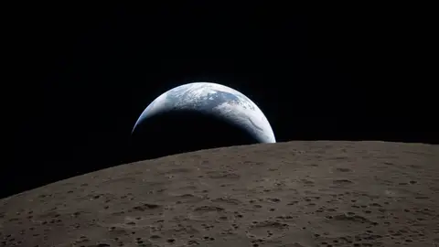 Imagen de la Tierra desde la Luna tomada por la misión Artemis II Imagen de la Tierra desde la Luna tomada por la misión Artemis II