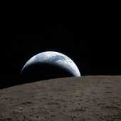 Imagen de la Tierra desde la Luna tomada por la misión Artemis II Imagen de la Tierra desde la Luna tomada por la misión Artemis II