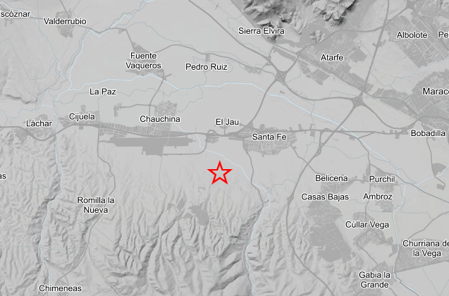 Dos terremotos de magnitud 2,9 sacuden de madrugada la provincia de Granada Dos terremotos de magnitud 2,9 sacuden de madrugada la provincia de Granada
