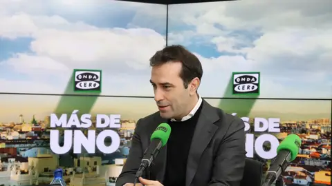 Carlos Cuerpo, durante su entrevista con Carlos Alsina Carlos Cuerpo, durante su entrevista con Carlos Alsina/ Samuel Portillo