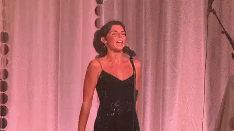 Mafalda Cardenal, en la Sala Riviera de Madrid. Mafalda Cardenal, en la Sala Riviera de Madrid.