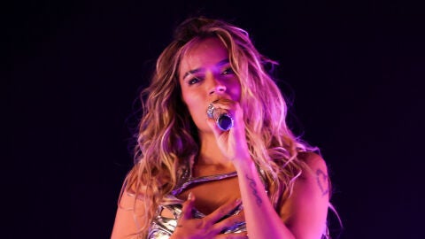 Karol G, durante el primer fin de semana de Coachella 2026