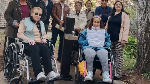 Instalada una fuente accesible en el Instituto de Talavera la Real Instalada una fuente accesible en el Instituto de Talavera la Real