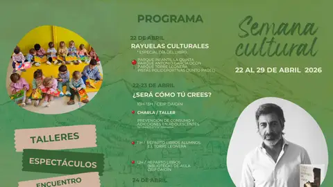 Benahavís celebra su Semana Cultural con una programación que une literatura, educación y artes escénicas Benahavís celebra su Semana Cultural con una programación que une literatura, educación y artes escénicas