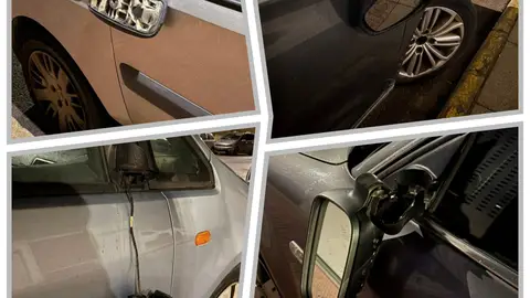 Detenido un menor de edad por destrozar espejos retrovisores de nueve vehículos Detenido un menor de edad por destrozar espejos retrovisores de nueve vehículos