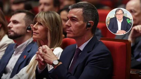 Imagen de Pedro Sánchez junto a Begoña Gómez. Imagen de Pedro Sánchez junto a Begoña Gómez.