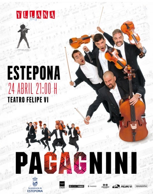 La música clásica se encuentra con el humor en el Auditorio Felipe VI, con PaGAGnini, un espectáculo de Yllana Teatro La música clásica se encuentra con el humor en el Auditorio Felipe VI, con PaGAGnini, un espectáculo de Yllana Teatro