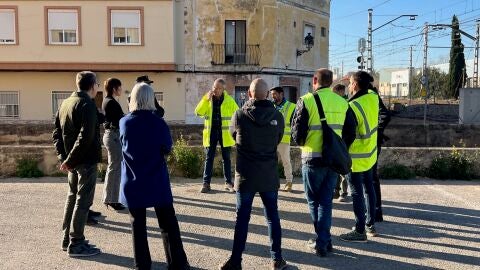 Visita al paso inferior de Benifai&oacute; para coordinar las obras