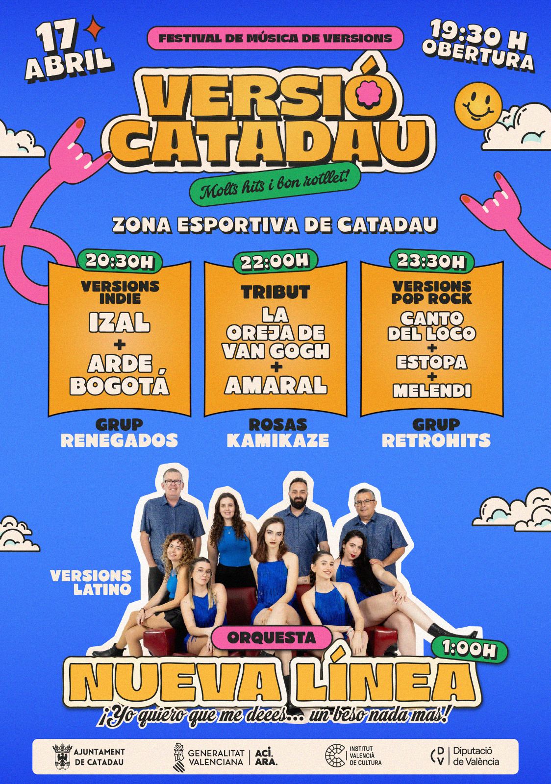 Catadau celebra este viernes el evento musical "Versió Catadau" Catadau celebra este viernes el evento musical "Versió Catadau"