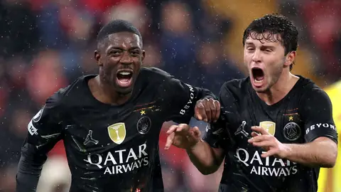 Un doblete de Dembelé lleva al PSG a semifinales Un doblete de Dembelé lleva al PSG a semifinales