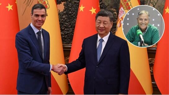 S&aacute;nchez y Xi Jinping, en el viaje del presidente a China.
