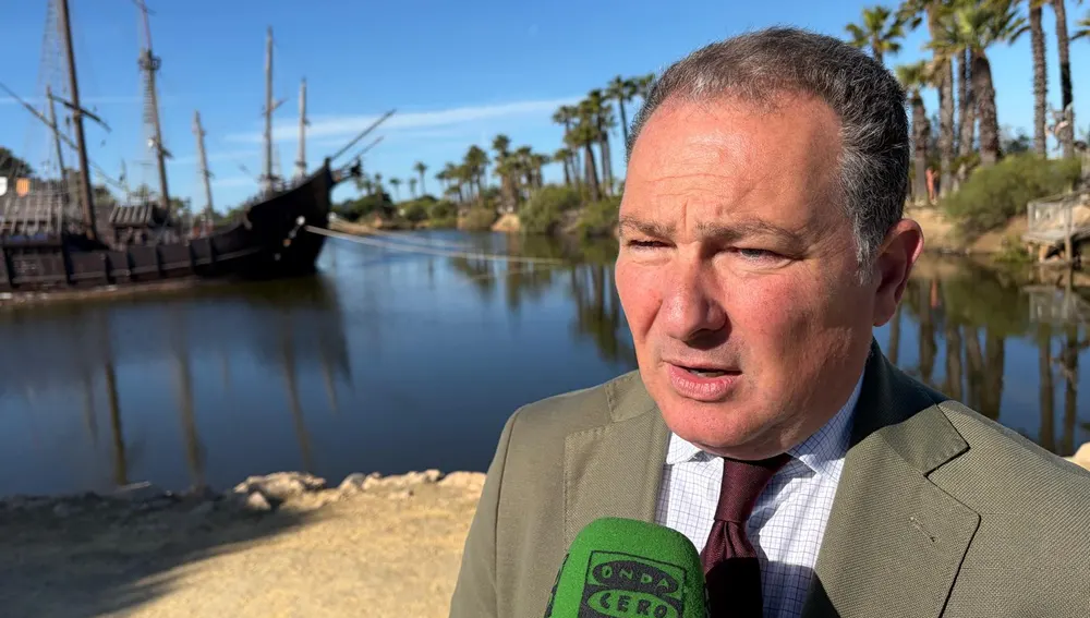 El presidente de la Diputación de Huelva, David Toscano. El presidente de la Diputación de Huelva, David Toscano.