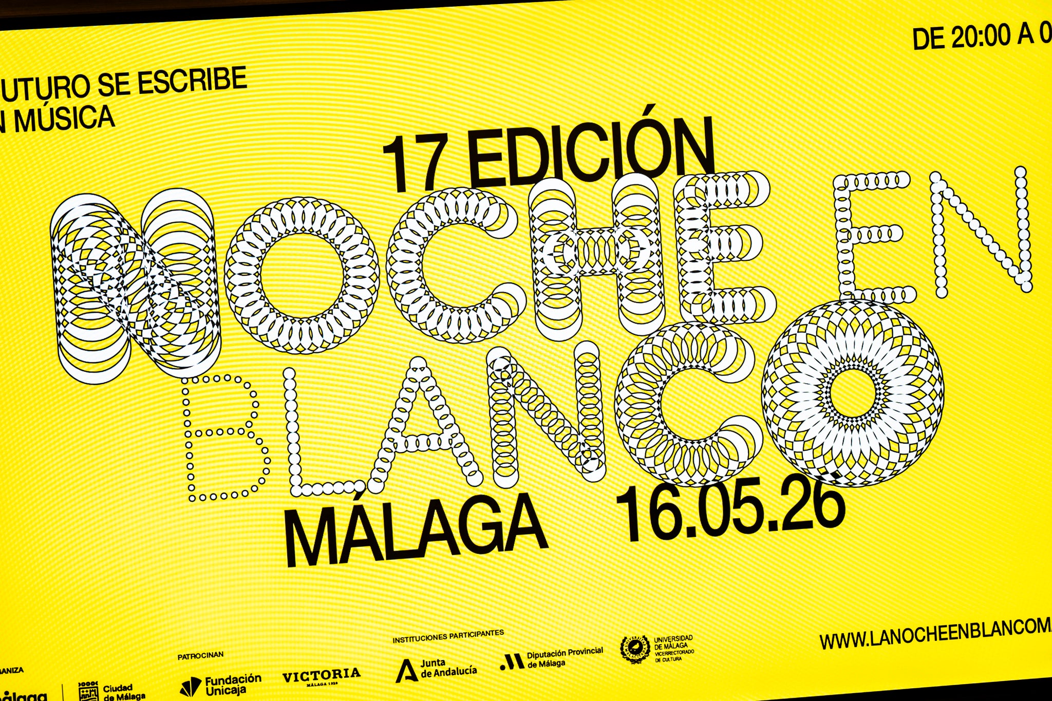 La Noche en Blanco 2026 celebra su 17ª edición con 150 propuestas culturales un centenar de espacio de Málaga La Noche en Blanco 2026 celebra su 17ª edición con 150 propuestas culturales un centenar de espacio de Málaga