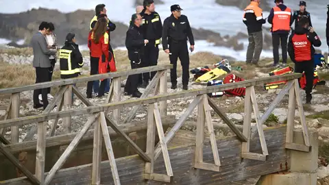 Pasarela de El Bocal en la que se produjo el accidente mortal Pasarela de El Bocal en la que se produjo el accidente mortal