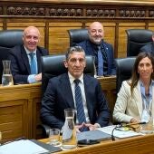Grupo municipal popular en el pleno del ayuntamiento de Gijón