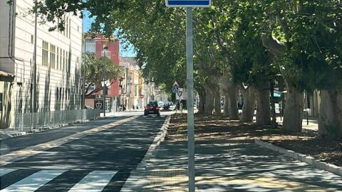 La traves&iacute;a de N-332 remodelada a su paso por Sueca