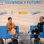 Isabel Rodríguez en la jornada 'Habitar el mundo rural' organizado por el diario La Tribuna
