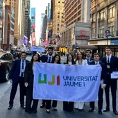 La Universitat Jaume I participa per primera vegada amb l’equip UJI Cedrimun en la principal simulació internacional del Model de Nacions Unides a Nova York La Universitat Jaume I participa per primera vegada amb l’equip UJI Cedrimun en la principal simulació internacional del Model de Nacions Unides a Nova York