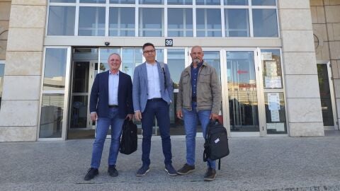 Jos&eacute; Codo&ntilde;er, Juli&aacute;n S&aacute;ez y Jordi Sanjaime