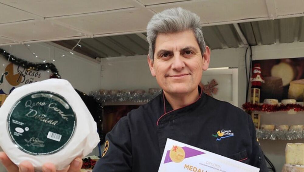 El responsable de Quesos Doñana, Juanfri Zazo.