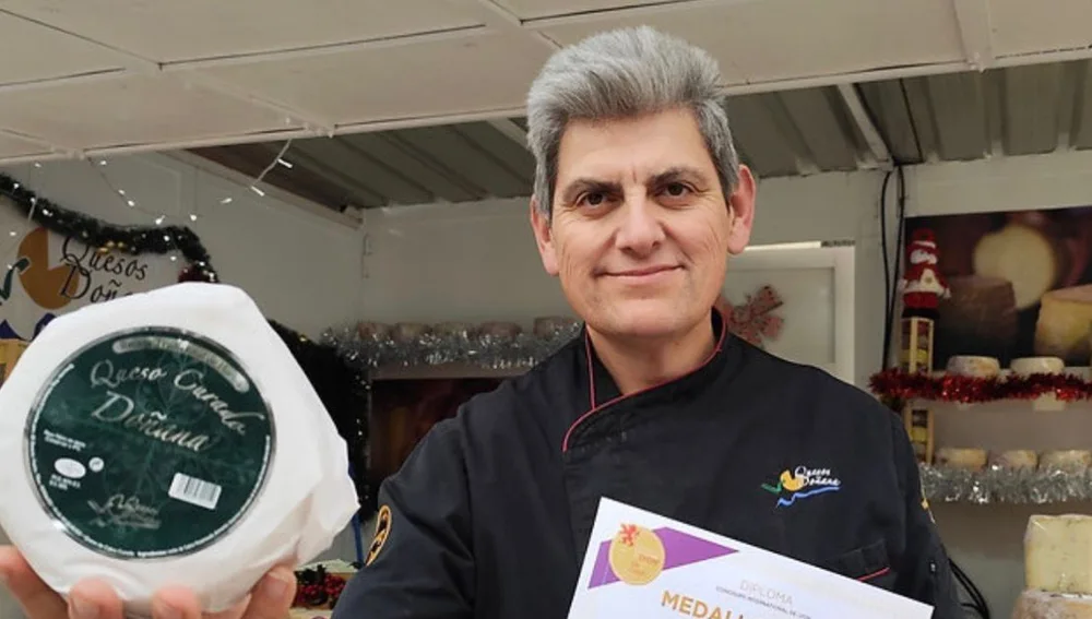 El responsable de Quesos Doñana, Juanfri Zazo. El responsable de Quesos Doñana, Juanfri Zazo.