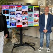 Antonio Quesada (izquierda) y Lalo Díez (derecha) en la presentación de la programación cultural