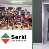 Kelme en Sube con Ascensores Serki.