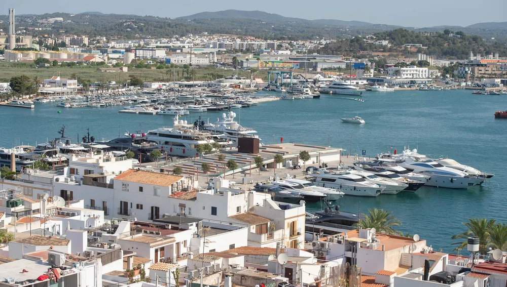 Imagen del puerto de Ibiza Imagen del puerto de Ibiza