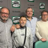 Serafín Aldecoa, Jesús Cuesta, Juan Villalba y Gonzalo Montón