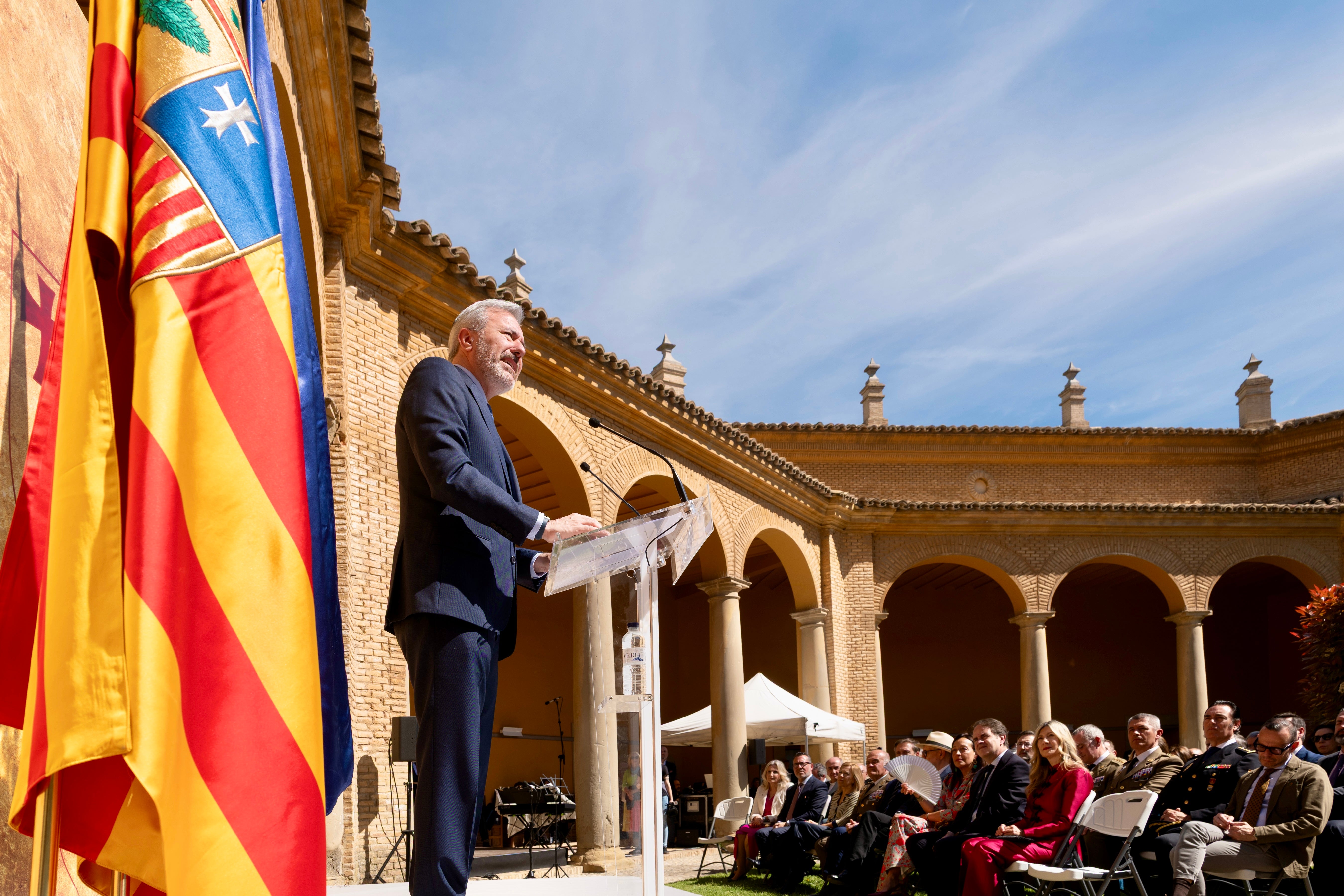 Azcón reivindica el patrimonio en el Día de Aragón en Huesca Azcón reivindica el patrimonio en el Día de Aragón en Huesca