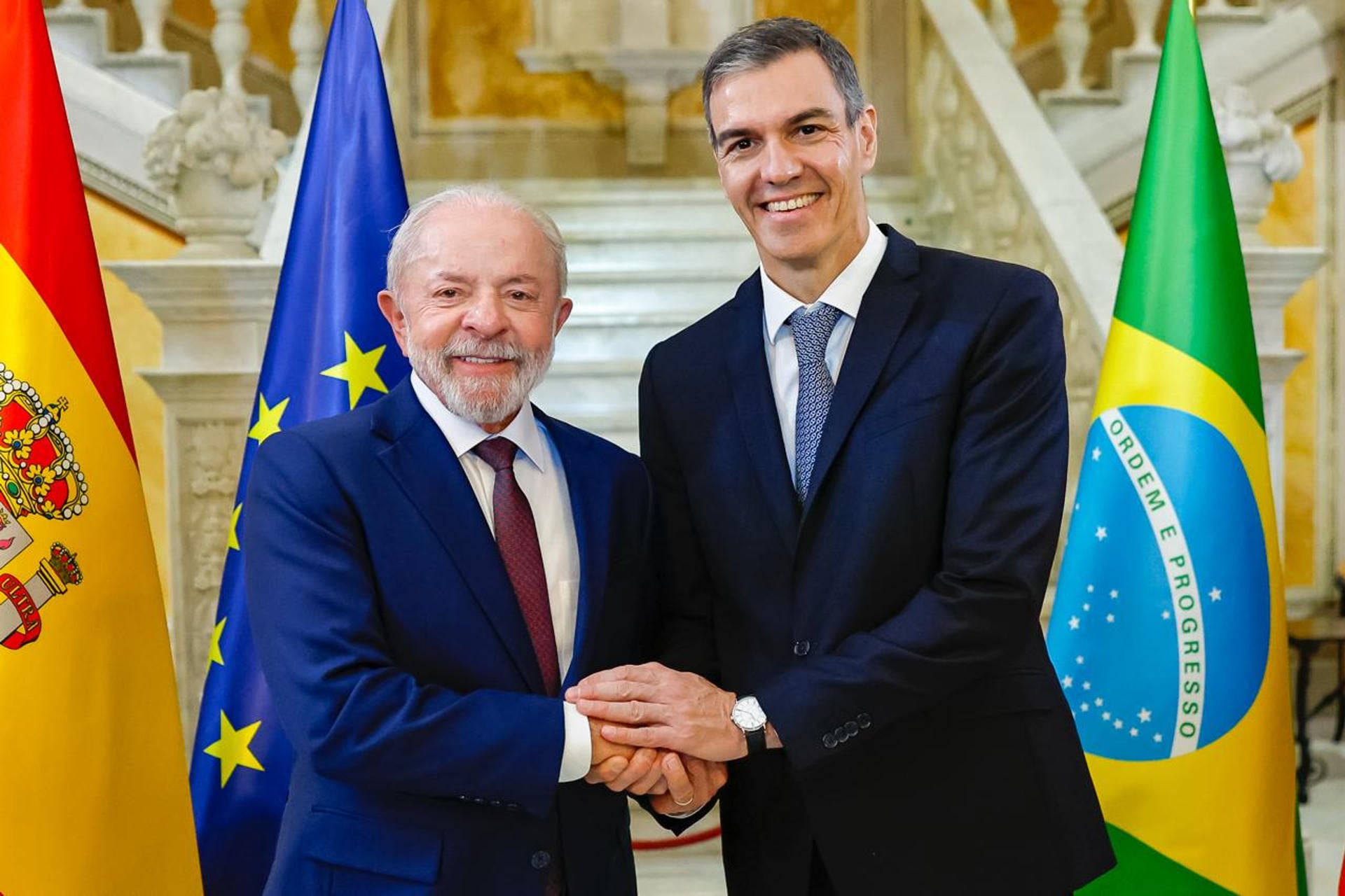 El presidente de Brasil, Lula da Silva, y el presidente del Gobierno, Pedro Sánchez El presidente de Brasil, Lula da Silva, y el presidente del Gobierno, Pedro Sánchez