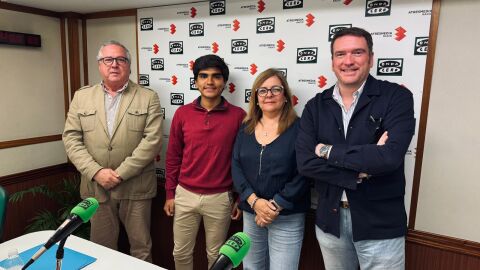 Sito Cantero, Jes&uacute;s Herrera, Consoli Romero y Marcelino Abenza