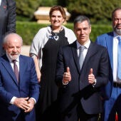  El jefe del Gobierno, Pedro Sánchez, y el presidente brasileño, Luiz Inácio Lula da Silva