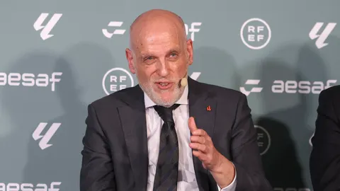 Foto de archivo del presidente de LaLiga, Javier Tebas.