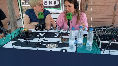 Elvira Rivero y Eva Mart&iacute;nez Abascal. 