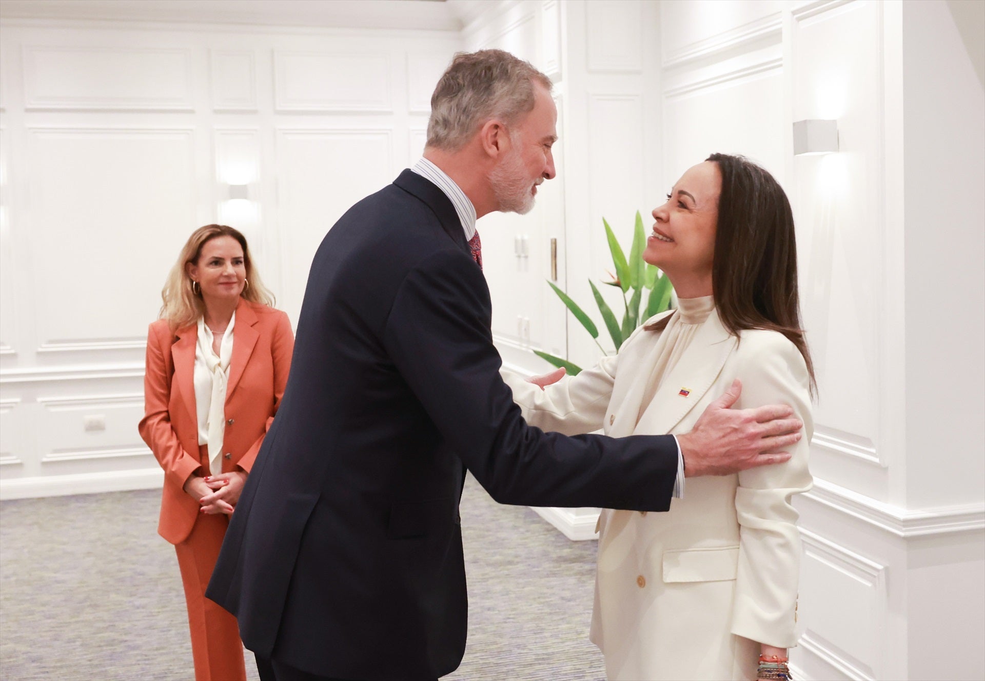 El rey Felipe VI felicitó en una carta privada a María Corina Machado por el Nobel de la Paz El rey Felipe VI felicitó en una carta privada a María Corina Machado por el Nobel de la Paz