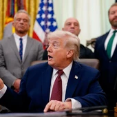 Imagen de archivo de Donald Trump en el Despacho Oval de la Casa Blanca Imagen de archivo de Donald Trump en el Despacho Oval de la Casa Blanca