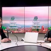Mónica Oltra en el estudio de Julia en la Onda