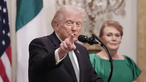 El presidente de Estados Unidos, Donald Trump, en la Casa Blanca El presidente de Estados Unidos, Donald Trump, en la Casa Blanca