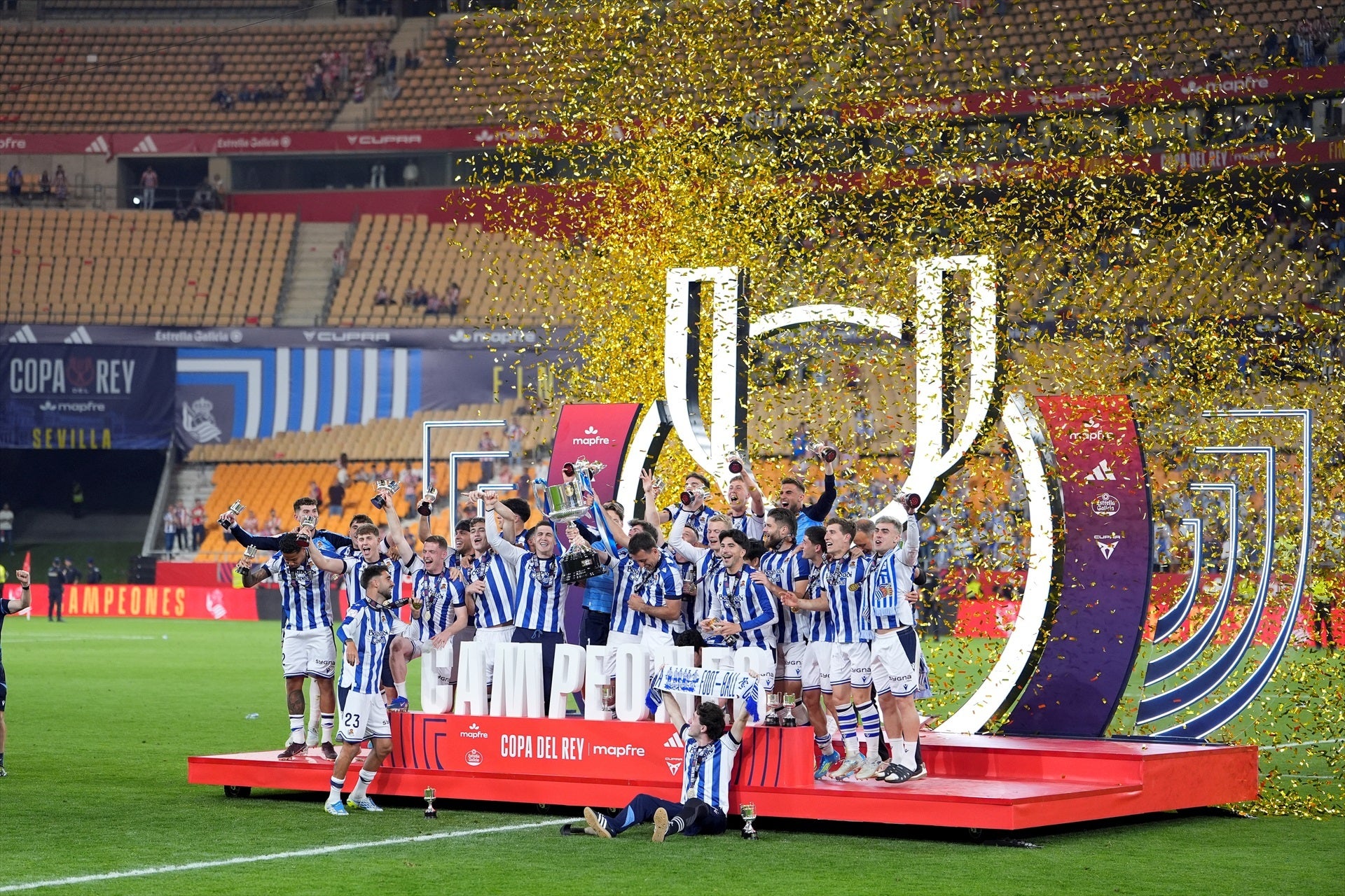 Donostia, lista para homenajear a la Real Sociedad, campeona de la Copa del Rey Donostia, lista para homenajear a la Real Sociedad, campeona de la Copa del Rey