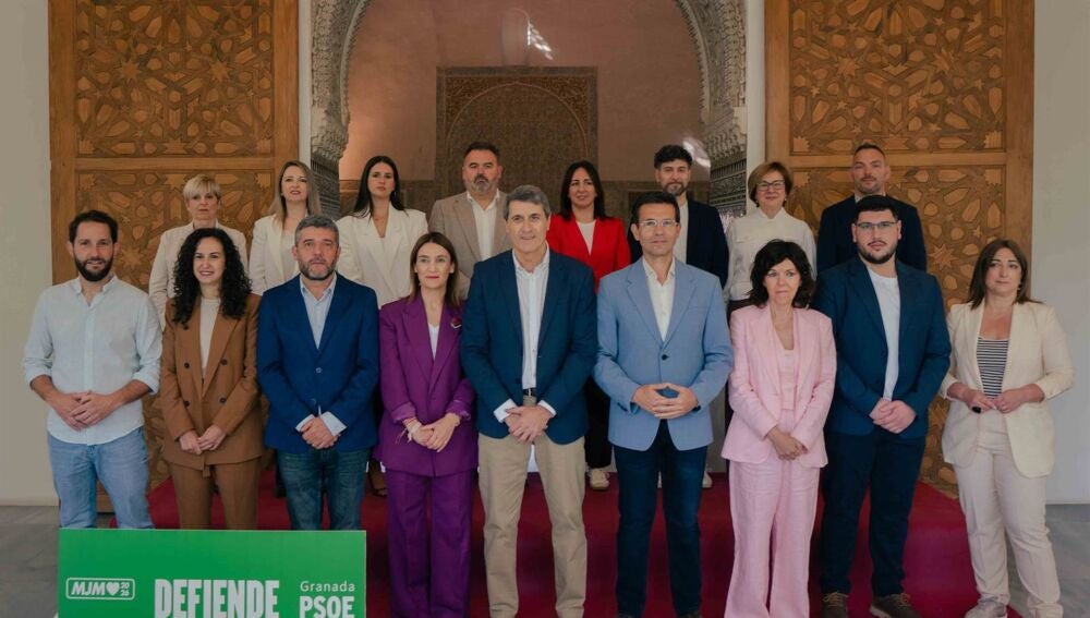 El PSOE presenta la candidatura de Granada para las elecciones andaluzas